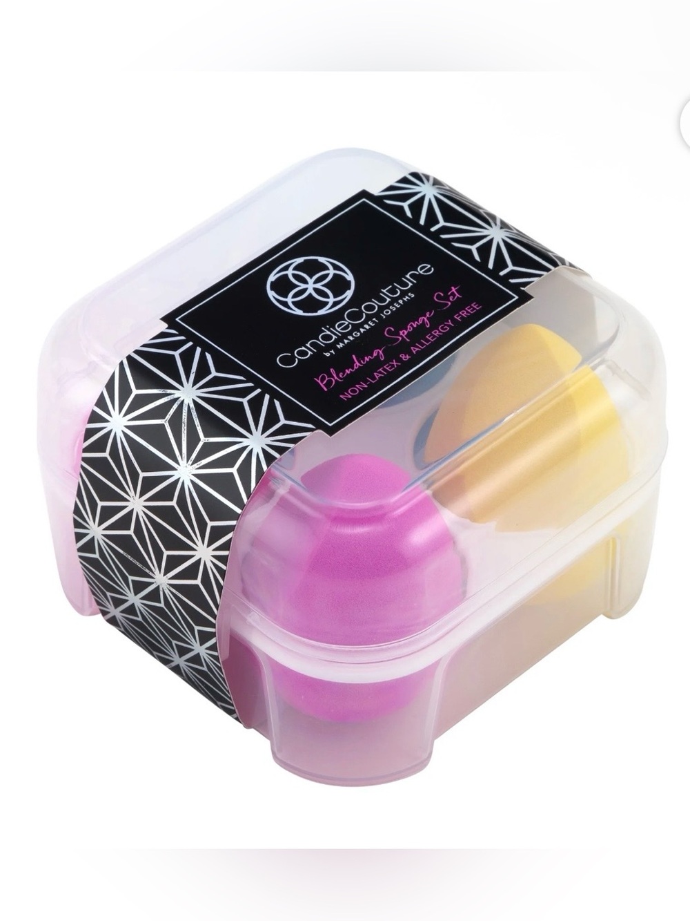 Candie Couture Pink & Yellow Makeup Sponge Duo